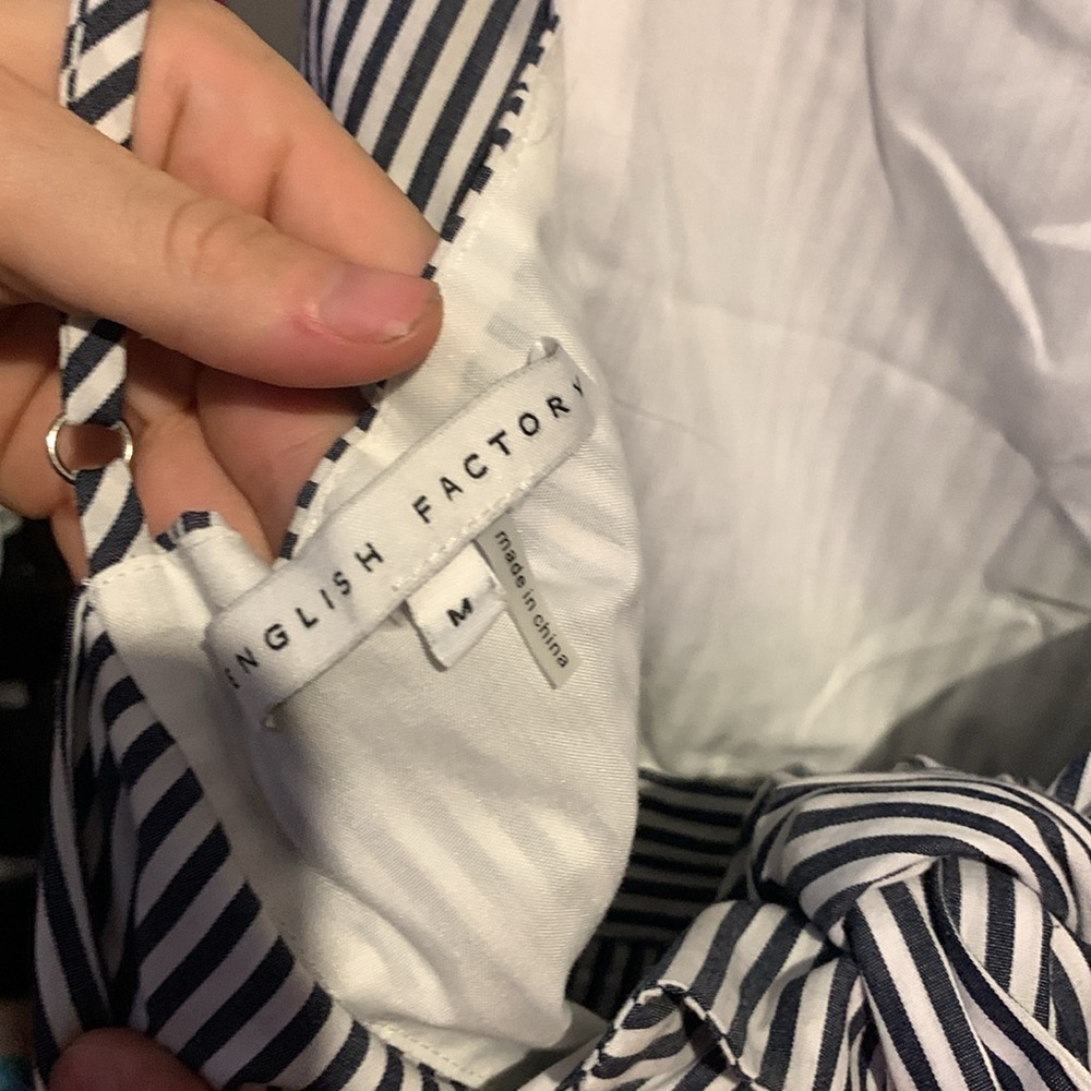 English Factory Striped Dress - Picture 3 of 5